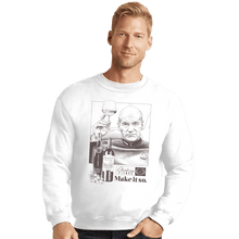 Load image into Gallery viewer, Shirts Crewneck Sweater, Unisex / Small / White Chateau Picard