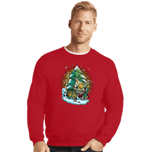 Load image into Gallery viewer, Secret_Shirts Crewneck Sweater, Unisex / Small / Red Bulby Christmas