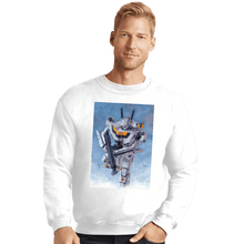 Load image into Gallery viewer, Daily_Deal_Shirts Crewneck Sweater, Unisex / Small / White VF-1S Watercolor