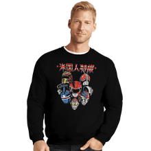 Load image into Gallery viewer, Shirts Crewneck Sweater, Unisex / Small / Black American Toku