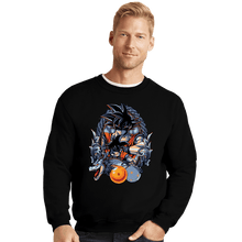 Load image into Gallery viewer, Daily_Deal_Shirts Crewneck Sweater, Unisex / Small / Black Dragon Crest