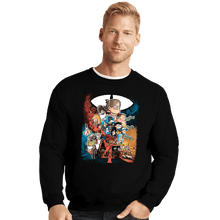 Load image into Gallery viewer, Daily_Deal_Shirts Crewneck Sweater, Unisex / Small / Black Stranger Falls 4