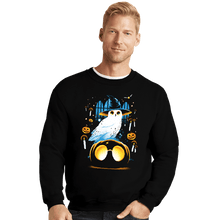 Load image into Gallery viewer, Daily_Deal_Shirts Crewneck Sweater, Unisex / Small / Black Magical Halloween
