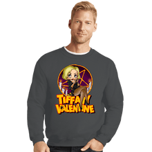 Load image into Gallery viewer, Shirts Crewneck Sweater, Unisex / Small / Charcoal Tiffany Valentine
