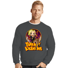 Load image into Gallery viewer, Shirts Crewneck Sweater, Unisex / Small / Charcoal Tiffany Valentine