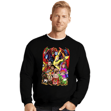 Load image into Gallery viewer, Shirts Crewneck Sweater, Unisex / Small / Black D&amp;D Fighter

