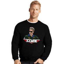 Load image into Gallery viewer, Daily_Deal_Shirts Crewneck Sweater, Unisex / Small / Black Iceman