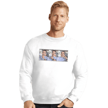 Load image into Gallery viewer, Shirts Crewneck Sweater, Unisex / Small / White Shhhh
