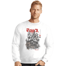 Load image into Gallery viewer, Shirts Crewneck Sweater, Unisex / Small / White Valkyrie Ink