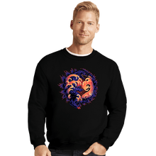 Load image into Gallery viewer, Daily_Deal_Shirts Crewneck Sweater, Unisex / Small / Black Wave Of Destruction