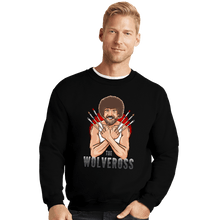 Load image into Gallery viewer, Daily_Deal_Shirts Crewneck Sweater, Unisex / Small / Black The Wolveross
