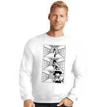 Load image into Gallery viewer, Secret_Shirts Crewneck Sweater, Unisex / Small / White Insanimeme