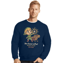 Load image into Gallery viewer, Shirts Crewneck Sweater, Unisex / Small / Navy Legendary Coffee