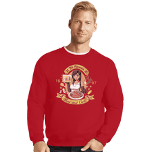 Load image into Gallery viewer, Shirts Crewneck Sweater, Unisex / Small / Red 7th Heaven Bar And Grill