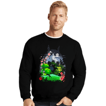 Load image into Gallery viewer, Daily_Deal_Shirts Crewneck Sweater, Unisex / Small / Black Neighbors & Friends