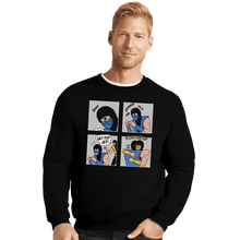 Load image into Gallery viewer, Shirts Crewneck Sweater, Unisex / Small / Black Mortal Komfort