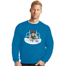Load image into Gallery viewer, Shirts Crewneck Sweater, Unisex / Small / Sapphire Robot Builder