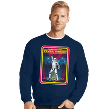 Load image into Gallery viewer, Shirts Crewneck Sweater, Unisex / Small / Navy Fever Awakes