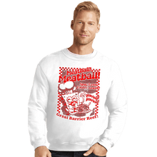 Load image into Gallery viewer, Daily_Deal_Shirts Crewneck Sweater, Unisex / Small / White Ravioli Ravioli!