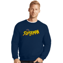 Load image into Gallery viewer, Daily_Deal_Shirts Crewneck Sweater, Unisex / Small / Navy Confused Heroes