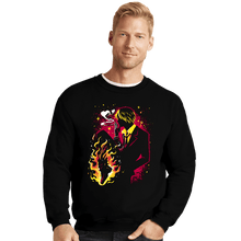 Load image into Gallery viewer, Daily_Deal_Shirts Crewneck Sweater, Unisex / Small / Black Diable Jambe