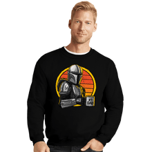 Load image into Gallery viewer, Secret_Shirts Crewneck Sweater, Unisex / Small / Black Best Mando Dad