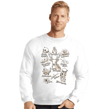Load image into Gallery viewer, Shirts Crewneck Sweater, Unisex / Small / White Magic Spell notes
