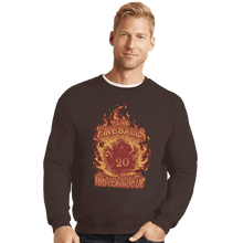 Load image into Gallery viewer, Daily_Deal_Shirts Crewneck Sweater, Unisex / Small / Dark Chocolate I Like Fireballs