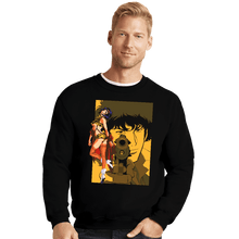 Load image into Gallery viewer, Secret_Shirts Crewneck Sweater, Unisex / Small / Black Honky Tonk Women