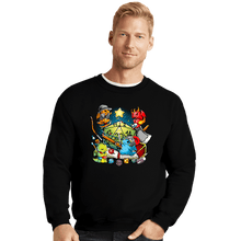 Load image into Gallery viewer, Daily_Deal_Shirts Crewneck Sweater, Unisex / Small / Black Christmas RPG