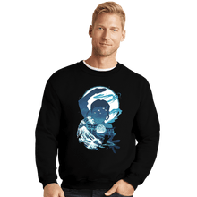 Load image into Gallery viewer, Daily_Deal_Shirts Crewneck Sweater, Unisex / Small / Black Waterbender