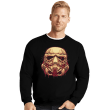 Load image into Gallery viewer, Shirts Crewneck Sweater, Unisex / Small / Black Skull Trooper