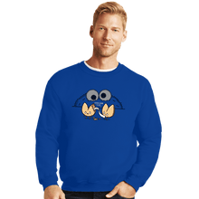 Load image into Gallery viewer, Shirts Crewneck Sweater, Unisex / Small / Royal Blue Unfortunate Cookie