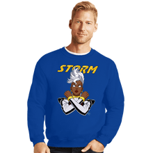 Load image into Gallery viewer, Daily_Deal_Shirts Crewneck Sweater, Unisex / Small / Royal Blue Storm 97