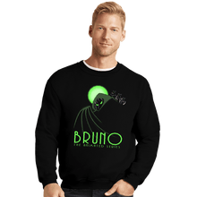 Load image into Gallery viewer, Daily_Deal_Shirts Crewneck Sweater, Unisex / Small / Black Bruno The Animated Series