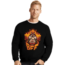 Load image into Gallery viewer, Daily_Deal_Shirts Crewneck Sweater, Unisex / Small / Black Angry Friends
