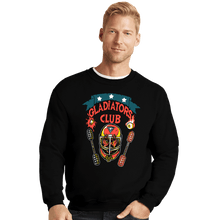 Load image into Gallery viewer, Daily_Deal_Shirts Crewneck Sweater, Unisex / Small / Black Gladiators Club