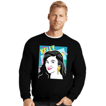 Load image into Gallery viewer, Shirts Crewneck Sweater, Unisex / Small / Black 80s Kelly