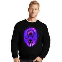 Load image into Gallery viewer, Daily_Deal_Shirts Crewneck Sweater, Unisex / Small / Black Bounty Hunter Landscape