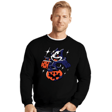 Load image into Gallery viewer, Shirts Crewneck Sweater, Unisex / Small / Black Felix The Cat