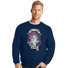 Load image into Gallery viewer, Shirts Crewneck Sweater, Unisex / Small / Navy The Last