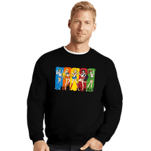 Load image into Gallery viewer, Daily_Deal_Shirts Crewneck Sweater, Unisex / Small / Black The Sailor Scouts