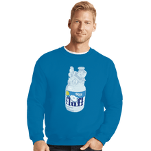Load image into Gallery viewer, Shirts Crewneck Sweater, Unisex / Small / Sapphire Stay Fluft
