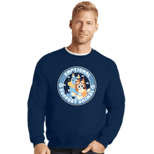 Load image into Gallery viewer, Daily_Deal_Shirts Crewneck Sweater, Unisex / Small / Navy Emotional Support Animals