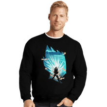 Load image into Gallery viewer, Shirts Crewneck Sweater, Unisex / Small / Black The Saiyan Prince