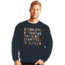 Load image into Gallery viewer, Secret_Shirts Crewneck Sweater, Unisex / Small / Dark Heather 53 Bobby