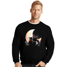 Load image into Gallery viewer, Daily_Deal_Shirts Crewneck Sweater, Unisex / Small / Black Viking Night