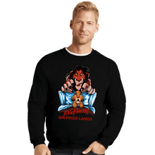 Load image into Gallery viewer, Daily_Deal_Shirts Crewneck Sweater, Unisex / Small / Black Nightmare On Pride Land