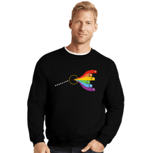 Load image into Gallery viewer, Daily_Deal_Shirts Crewneck Sweater, Unisex / Small / Black The Dark Side Of The Maze