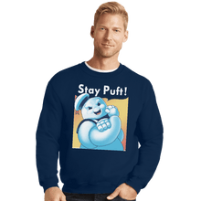 Load image into Gallery viewer, Shirts Crewneck Sweater, Unisex / Small / Navy Stay Puft!
